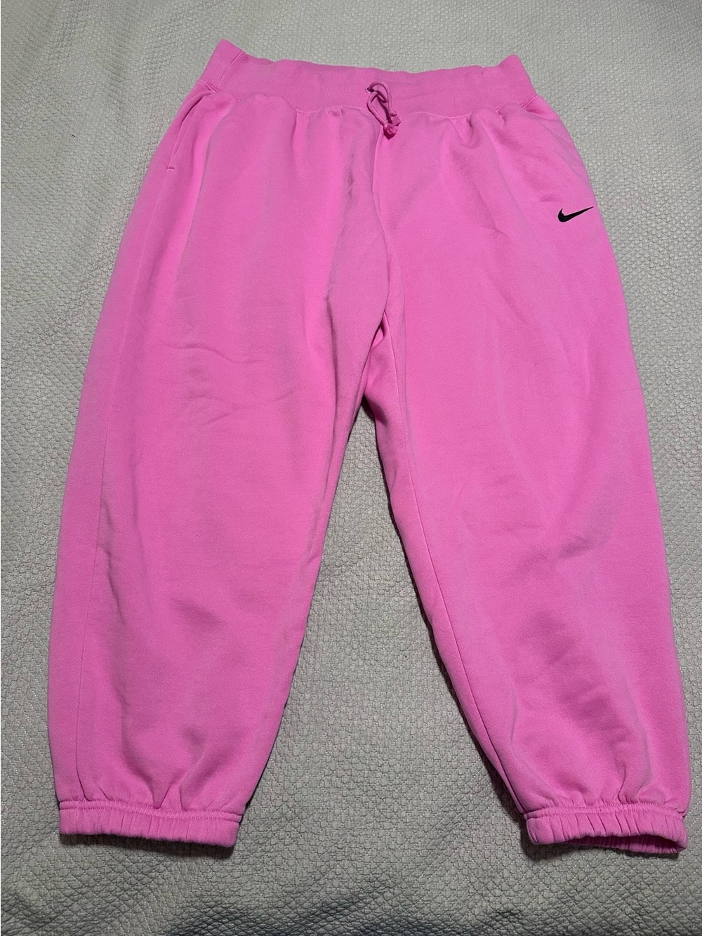 Nike Women’s plus size Pink Fleece Jogger Pants